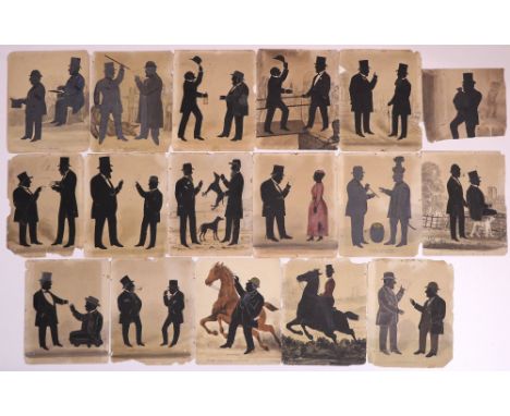 O'Driscoll (Stephen) Cork (c. 1825 - 1895)
[Silhouettes of late 19th Century Cork personalities]

A collection of 18 original