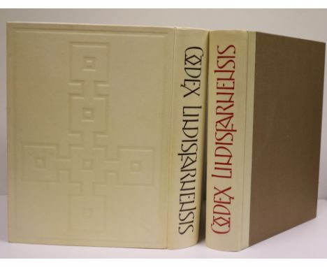 The Lindisfarne Gospels

[Illustrated Volumes] Evangeliorum Quattuor, Codex Lindisfarenis, 2 vols., Ottent Lausanne (Urs Graf