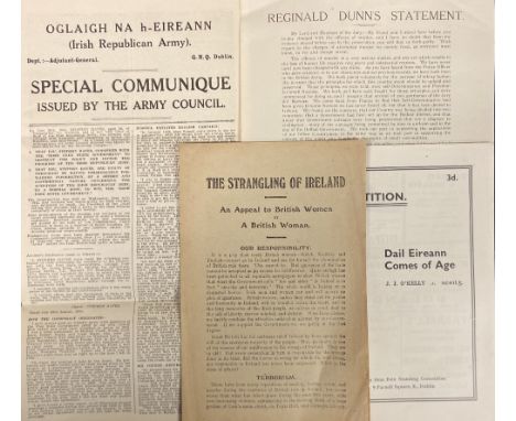 Scarce Republican Publications: A good collection of original Republican Publications, booklets, broadsides, etc., including: