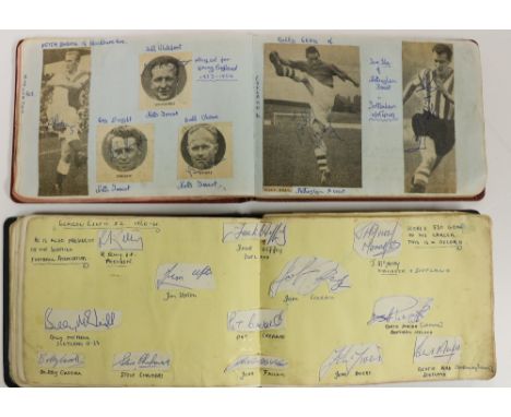 Interesting Collection of Football Autographs from the 1950's and 1960's
Autograph Albums: An interesting collection comprisi