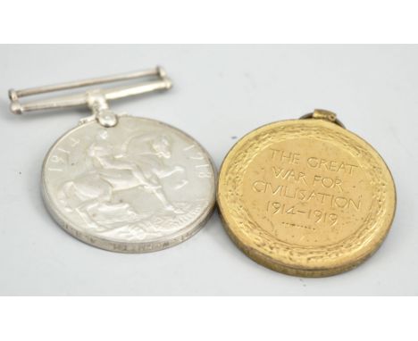 Pair to Private W Smith, M2-174528, Army Service Corps, British War medal and Victory medal, (2).