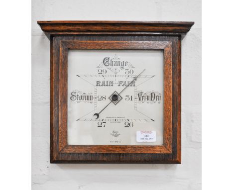 Oak barometer 