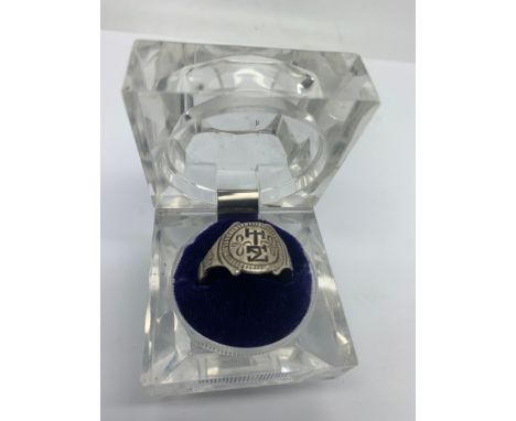 A copy of Henri Darnley ring 1565. Size T. One of 6-8 copies). With a Mary Queen of Scots interest.Condition ReportGood condi