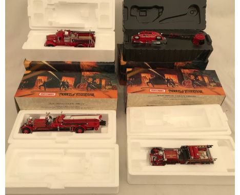 Matchbox Collectibles Fire Engine Series large diecast models including special editions. Mint and boxed.Condition ReportMint