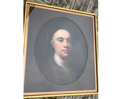 JOHN DYER (1699-1757) A oil on canvas oval portrait of Thomas Dyer. 42 x 35cms.Condition ReportBehind glass. Painting with cr