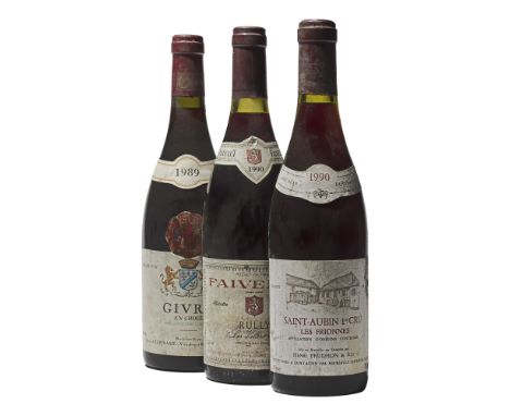 T Lespinasse, Givry En Chou 1989 Lightly bin-soiled labels, one vintage slip label missing (5) Faiveley, Rully Les Villerange