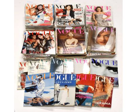 A Collection of Mainly UK Vogue Magazines, dating from 1987-2019 featuring Yasmin Le Bon, Christy Turlington, Helena Christen