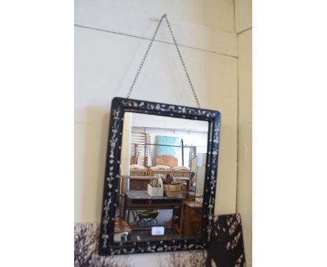 WALL MIRROR WITH INLAID FRAME