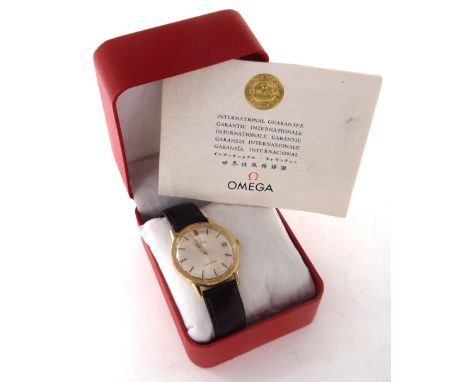 Omega Seamaster 18ct automatic gentleman's wristwatch, circa 1966, ref. 166.003, cal. 565 24 jewel movement, no. 24292892, ci