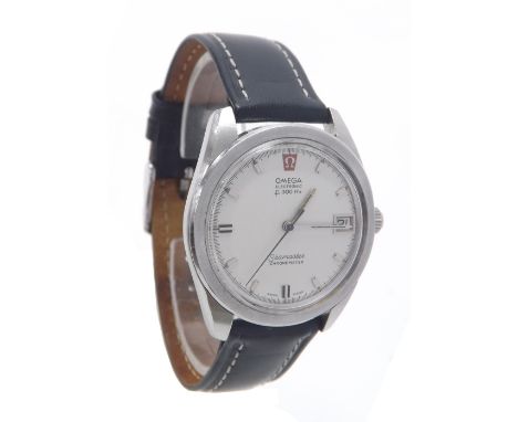 Omega Seamaster Chronometer Electronic F300Hz stainless steel gentleman's wristwatch, circa 1970, ref. 198.001, circular silv