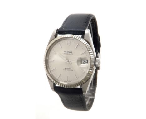 Tudor Prince Date Rotor Self-Winding stainless steel gentleman's wristwatch, circa 1981, ref. 74034, serial no. 967849, circu
