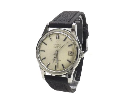 Omega Constellation Chronometer automatic stainless steel gentleman's wristwatch, circa 1961, ref. 14393 61 SC, circular silv