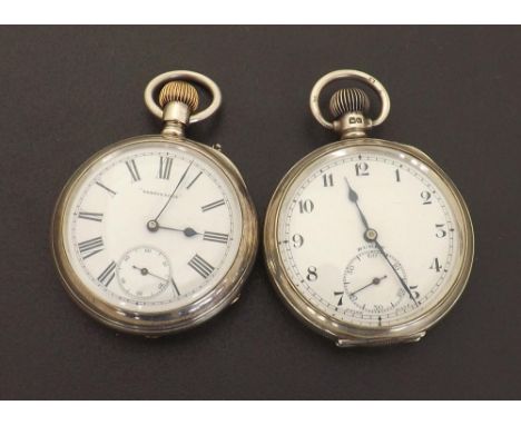 Buren Grand Prix silver lever pocket watch, Birmingham 1913, signed 15 jewel movement with regulator, presentation cuvette, s