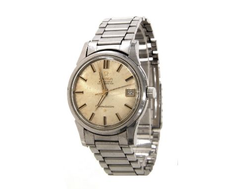 Omega Constellation Chronometer automatic stainless steel gentleman's bracelet watch, circa 1962, ref. 14393 61 SC, circular 