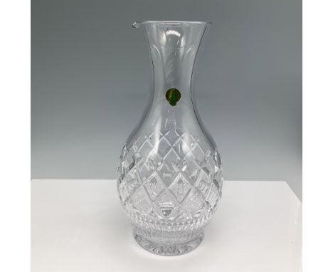 Waterford Eastbridge crystal carafe featuring a classic cut-glass design with intricate vertical and crisscross cuts, highlig