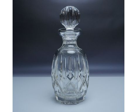 A Waterford crystal decanter featuring the elegant Westhampton pattern. This piece is exquisitely crafted with detailed geome
