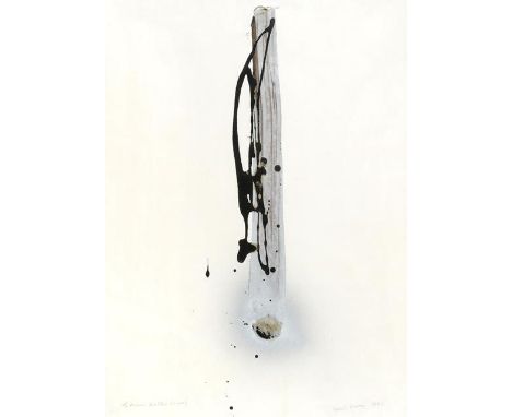 Denis Bowen ARCA (1921-2006) Abstract Signed and dated 1961, inscribed ''To Marie Walker (Last)'', mixed media on paper, 74cm