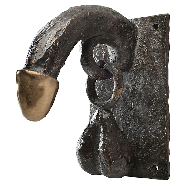 Erotic door knocker