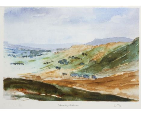 †HRH THE PRINCE OF WALES (1948-) WENSLEYDALE 1990  lithograph in colour on Somerset wove printed at the Curwen Press, Chilfor