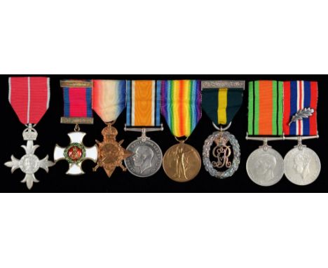 WORLD WARS ONE AND TWO DSO GROUP OF EIGHT  Distinguished Service Order, The Most Excellent Order of the British Empire Milita