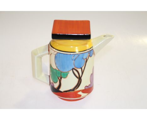 Clarice Cliff Blue Autumn pattern Eton teapot