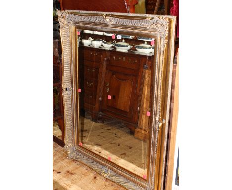 Period style gilt-framed mirror