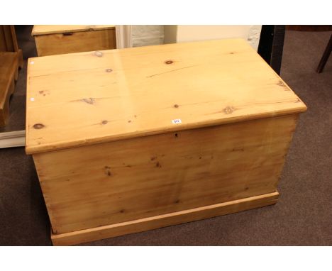 Large pine trunk