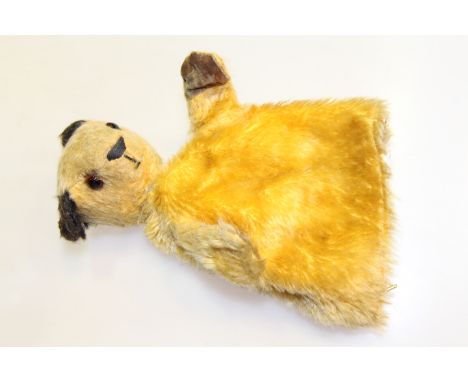 Vintage Sooty hand puppet, c.1950's, probably Chad Valley