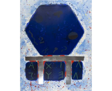 δ Joe Tilson (b.1928) The Shield of Achilles Screenprint with woodblock, 1990, signed, dated and numbered from the edition of