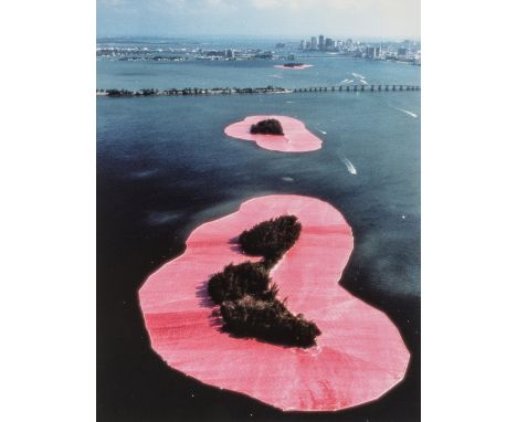 δ Christo & Jeanne-Claude (born 1935; 1935-2009) Surrounded Islands, Biscayne Bay, Greater Miami, Florida 1980-1983 (Schellma