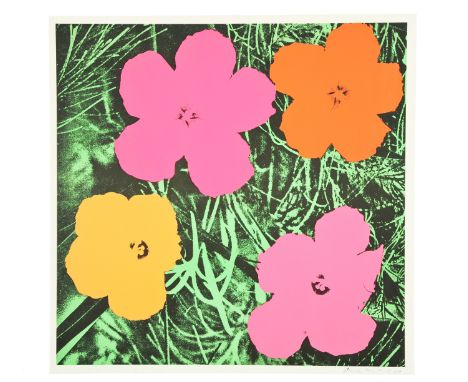 ** Andy Warhol (1928-1987) Flowers (Feldman & Schellmann II.6) Offset lithograph, 1964, signed and dated 65 in black ball-poi