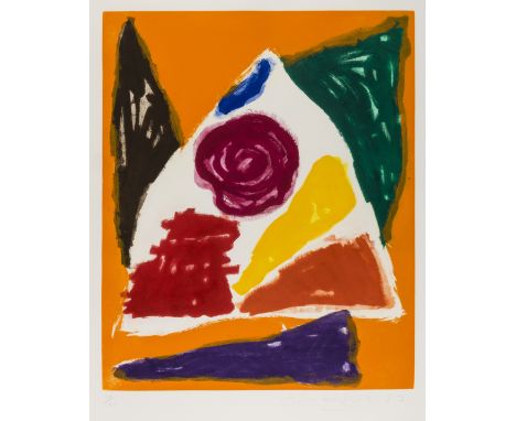 δ John Hoyland (1934-2011) Bouquet Etching with aquatint printed in colours, 1983, signed, dated and numbered from the editio