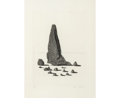 δ David Hockney (b.1937) The Sexton Disguised as a Ghost Stood still as Stone (M.C.A Tokyo 87) Etching, 1969, signed and numb