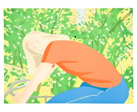 ** Alex Katz (b.1927) Bicycle Rider (Klaus Albrecht Schröder 154) Lithograph printed in colours, 1982, signed in pencil, numb