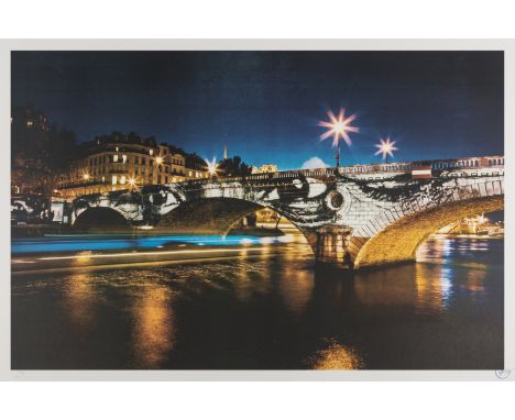 δ JR (b.1983) Kiberia (Kenia) Lithograph printed in colours, 2010, signed, dated and numbered from the edition of 1000 in pen