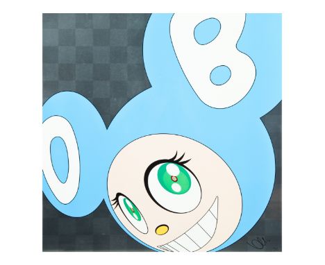 Takashi Murakami (b.1962) And then and then and then, aqua blue Offset lithograph, 1999, signed and numbered from the edition