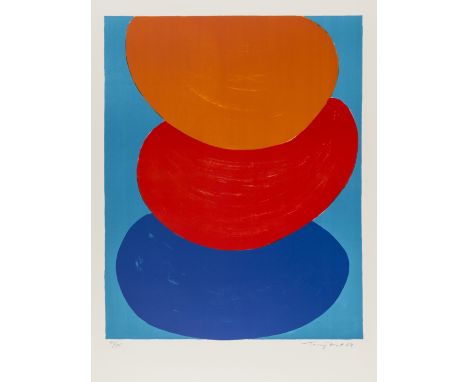 δ Terry Frost (1915-2003) Ochre, Red and Blue (Kemp 50) Lithograph printed in colours, 1969, signed and numbered from the edi