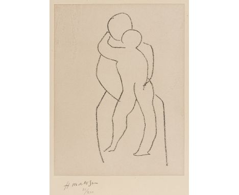 δ Henri Matisse (1869-1954) H. Vierge à l'enfant debout (Duthuit 650) Lithograph printed in colours, 1950-1951, signed and nu