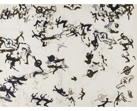 δ Dieter Roth (1930-1998) Scharfe Mutze (Dobke 167) Lithograph printed in colours, 1971, signed in pencil, numbered from the 