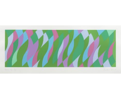 Bridget Riley (b.1931) Passing By (Schubert 60) Screenprint in colours, 2005, signed, dated and numbered from the edition of 