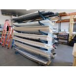 Cantilever Rack & Contents, (7) Shelves, 6'L x 7' H x 40" W