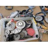 Misc. Concrete & Abrasive Grinding Wheels, (3) Concrete Grinders, (2) Buffers and (1) Drill