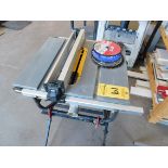 DeWalt Table with extra Blades and (1) Feed Roller