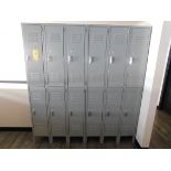 (12) Metal Lockers
