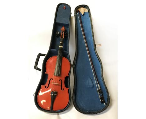 CONCERT VIOLIN WITH CASE &amp; BOW