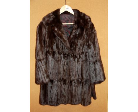 A vintage mink coat.