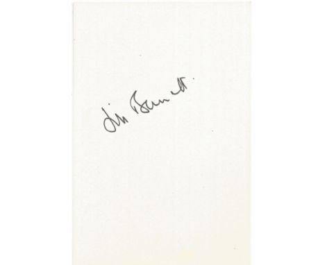 Jill Bennett signed card approx 6 x 4 inches. Born Nor Noel Jill Bennett 24/12/1931 to 4/10/1990 was a British actress known 
