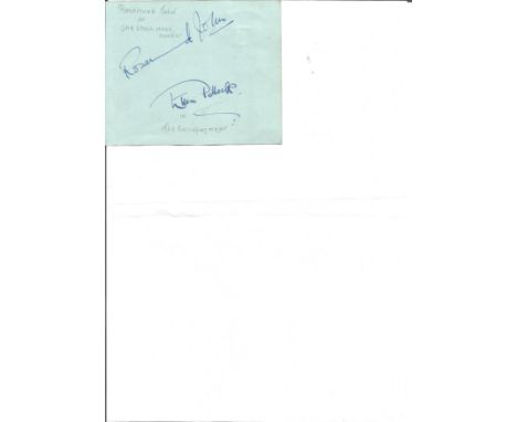 Joyce Grenfell OBE, Desmond Walter Ellis signed album page with Rosamund John, Ellen Pollock on reverse. Plus 8 x 6 b/w photo