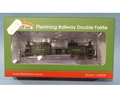 Bachmann N gauge, 391-102 Ffestiniog Railway Double Fairlie 0-4-0T, "Iarll Meirionnydd", (boxed).