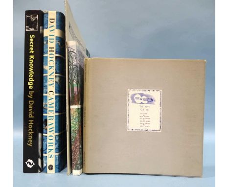 Hockney (David), The Blue Guitar, illus, dwrp, bds, 8vo, 1977 and five other Hockney volumes, (6).